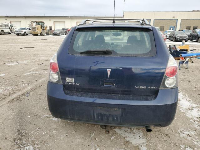 5Y2SM67069Z465655 - 2009 PONTIAC VIBE BLUE photo 6