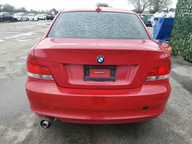 WBAUP9C59BVF46469 - 2011 BMW 128 I RED photo 6