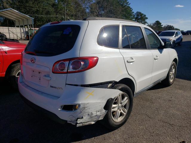 5NMSG3AB6AH383742 - 2010 HYUNDAI SANTA FE GLS WHITE photo 3