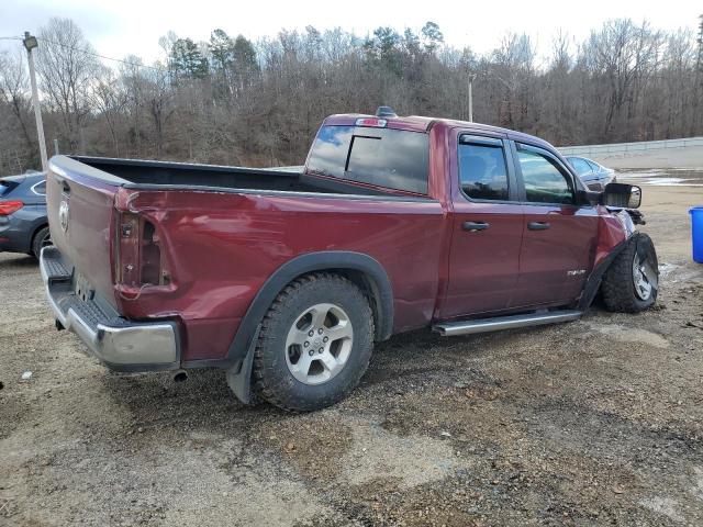 1C6RRECT3KN737951 - 2019 RAM 1500 TRADESMAN MAROON photo 3