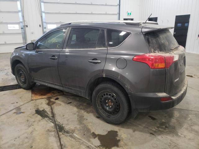 2T3ZFREV4FW151829 - 2015 TOYOTA RAV4 LE CHARCOAL photo 2