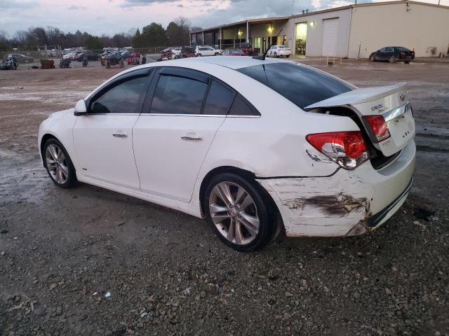 1G1PH5S90B7253984 - 2011 CHEVROLET CRUZE LTZ WHITE photo 2