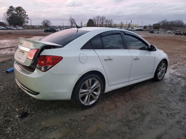 1G1PH5S90B7253984 - 2011 CHEVROLET CRUZE LTZ WHITE photo 3