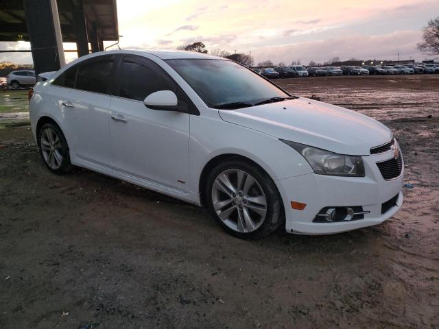 1G1PH5S90B7253984 - 2011 CHEVROLET CRUZE LTZ WHITE photo 4