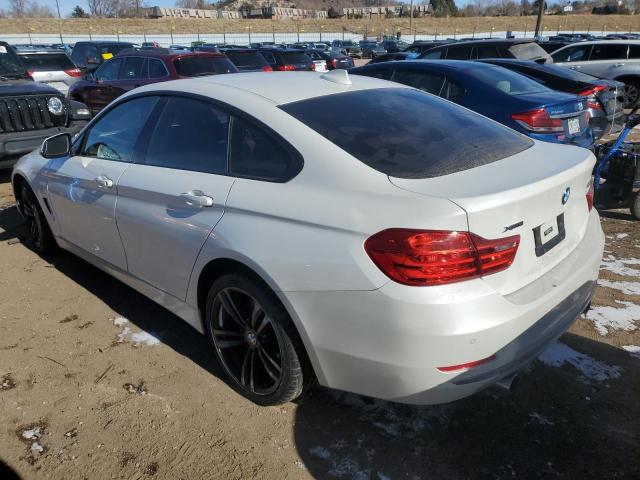 WBA4B3C56FD670333 - 2015 BMW 435 XI GRAN COUPE WHITE photo 2