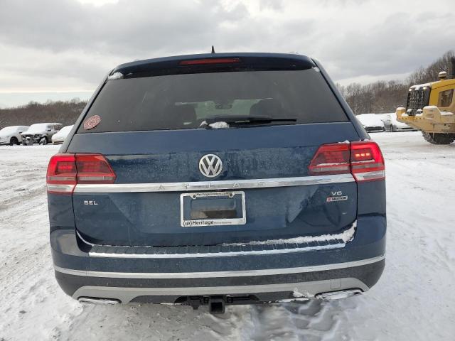 1V2MR2CA2KC566541 - 2019 VOLKSWAGEN ATLAS SEL BLUE photo 6