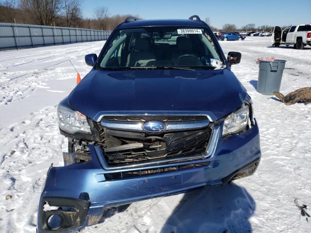 JF2SJALC0JH611331 - 2018 SUBARU FORESTER 2.5I LIMITED BLUE photo 5