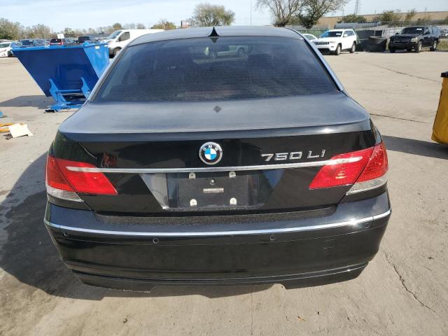 WBAHN83597DT76884 - 2007 BMW 750 BLACK photo 6