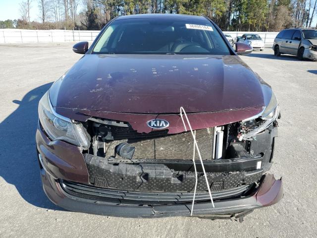 5XXGU4L39GG113311 - 2016 KIA OPTIMA EX BURGUNDY photo 5