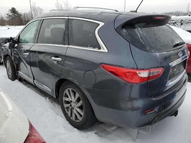 5N1AL0MMXDC323884 - 2013 INFINITI JX35 GRAY photo 2