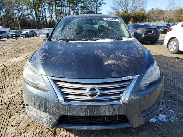 3N1AB7AP0DL653670 - 2013 NISSAN SENTRA S BLUE photo 5