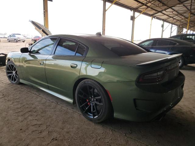 2C3CDXGJ4MH658872 - 2021 DODGE CHARGER SCAT PACK GREEN photo 2