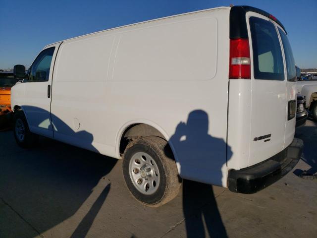 1GCSGAFX4D1120057 - 2013 CHEVROLET EXPRESS G1 WHITE photo 2