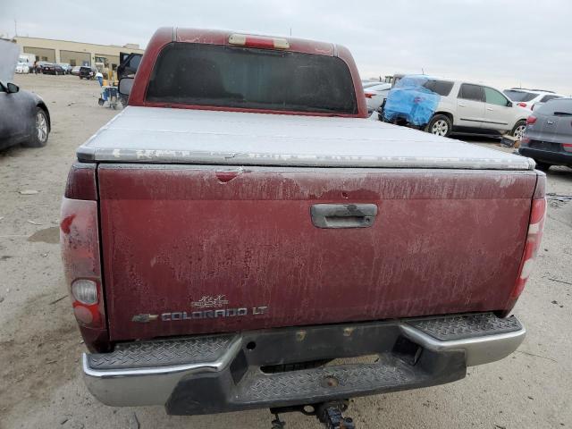 1GCDT13E078127591 - 2007 CHEVROLET COLORADO BURGUNDY photo 6