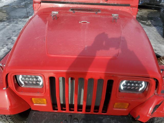 2J4FY29S3MJ115005 - 1991 JEEP WRANGLER / RED photo 11