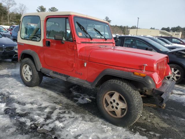 2J4FY29S3MJ115005 - 1991 JEEP WRANGLER / RED photo 4