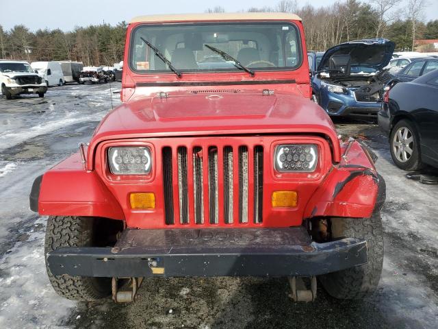 2J4FY29S3MJ115005 - 1991 JEEP WRANGLER / RED photo 5