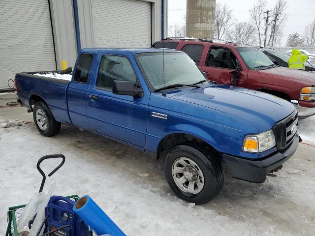 1FTYR14U67PA07421 - 2007 FORD RANGER SUPER CAB BLUE photo 4