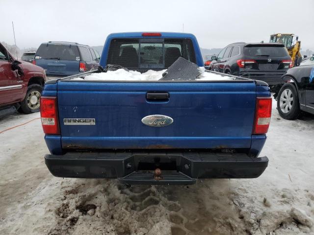 1FTYR14U67PA07421 - 2007 FORD RANGER SUPER CAB BLUE photo 6