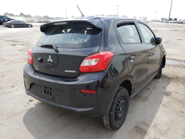 ML32A3HJ7JH014567 - 2018 MITSUBISHI MIRAGE ES BLACK photo 4