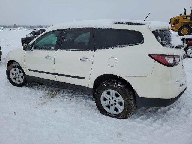 1GNKVFKD4FJ172619 - 2015 CHEVROLET TRAVERSE LS WHITE photo 2