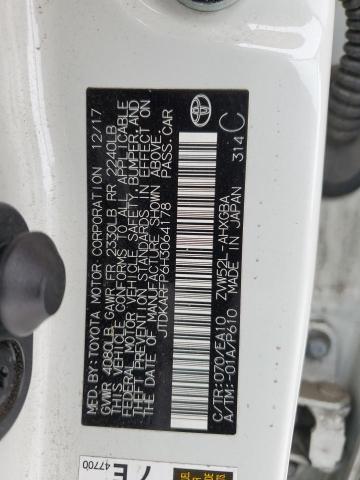 JTDKARFP6H3064178 - 2017 TOYOTA PRIUS PRIM 白色 照片 12