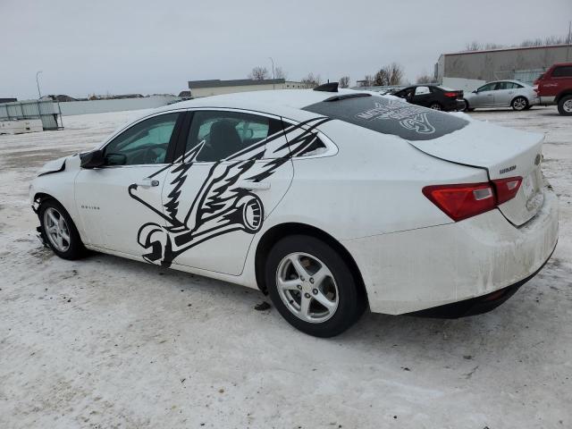 1G1ZB5ST0JF157993 - 2018 CHEVROLET MALIBU LS WHITE photo 2