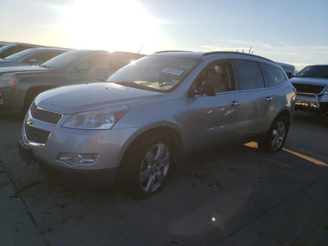 1GNKRLEDXCJ326289 - 2012 CHEVROLET TRAVERSE LTZ SILVER photo 1