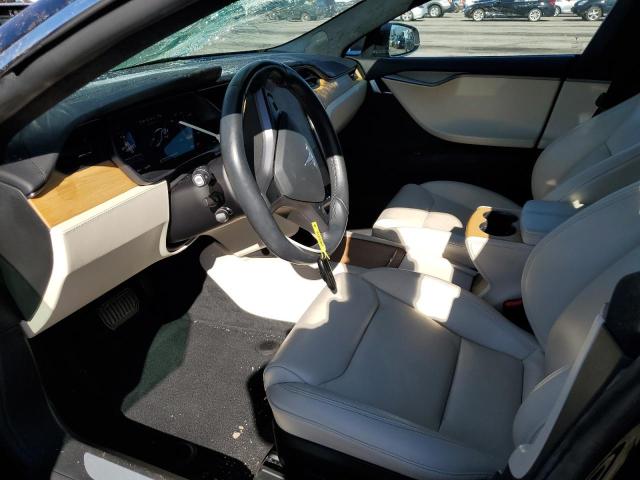 5YJSA1E21LF364360 - 2020 TESLA MODEL S Սև լուսանկար 7