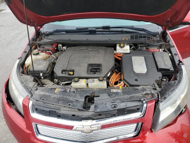 1G1RD6E41CU126738 - 2012 CHEVROLET VOLT RED photo 11