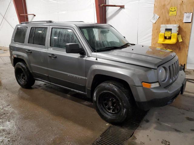 1C4NJRBB0ED616917 - 2014 JEEP PATRIOT SPORT GRAY photo 4