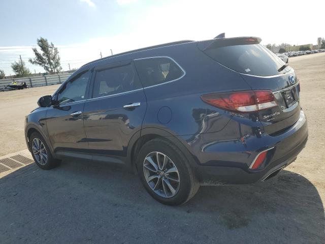 KM8SM4HF5HU169380 - 2017 HYUNDAI SANTA FE SE BLUE photo 2