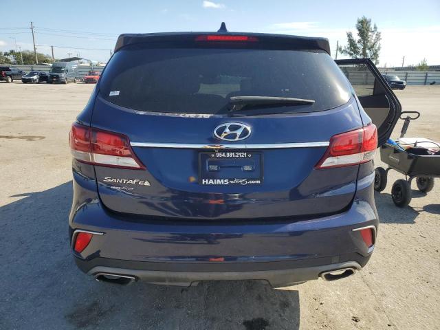 KM8SM4HF5HU169380 - 2017 HYUNDAI SANTA FE SE BLUE photo 6