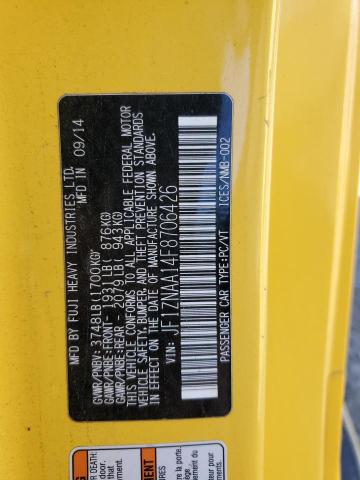 JF1ZNAA14F8706426 - 2015 TOYOTA SCION FR-S 黄色 照片 13