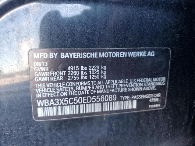 WBA3X5C50ED556089 - 2014 BMW 328 XIGT BLACK photo 12