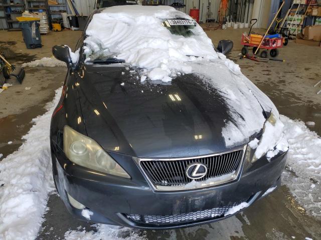 JTHCK262X75012132 - 2007 LEXUS IS 250 GRAY photo 5