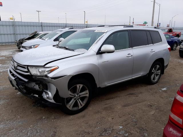 5TDDK3EH1DS181446 - 2013 TOYOTA HIGHLANDER LIMITED SILVER photo 1