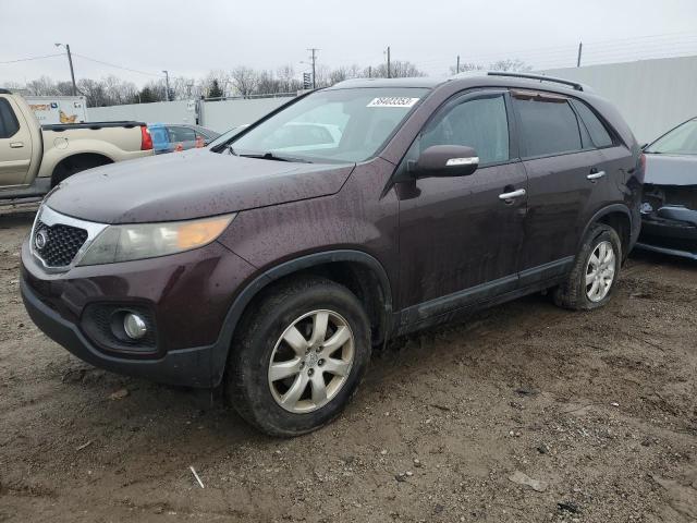 5XYKT3A15BG162454 - 2011 KIA SORENTO BASE PURPLE photo 1