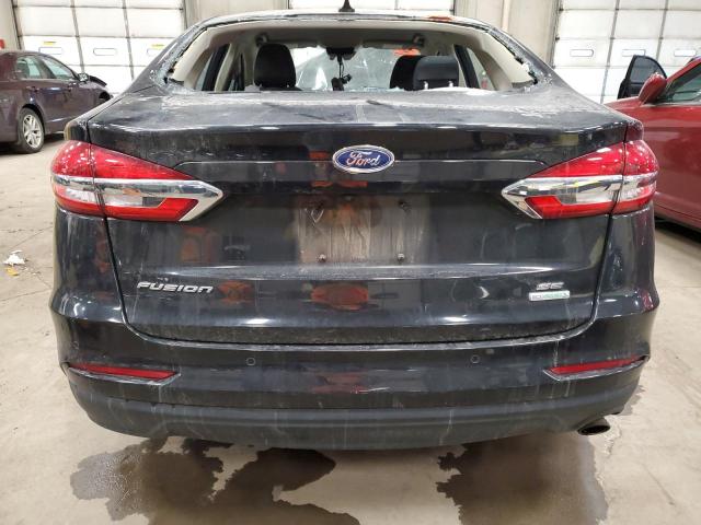 3FA6P0HD4KR243445 - 2019 FORD FUSION SE BLACK photo 6