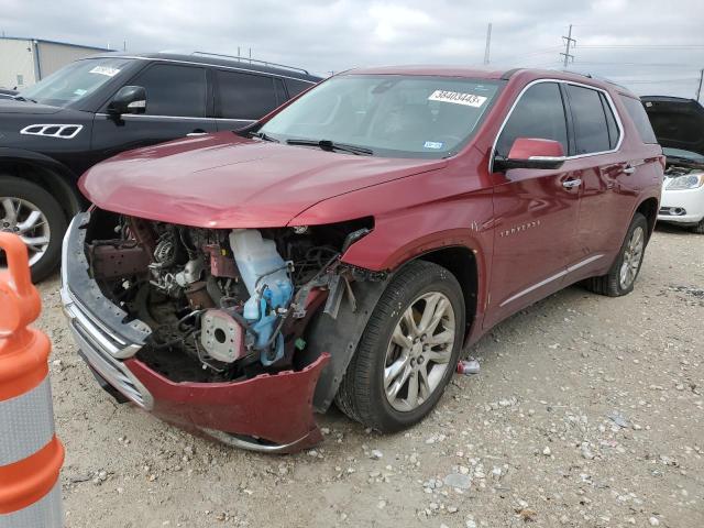 1GNEVJKWXKJ179022 - 2019 CHEVROLET TRAVERSE HIGH COUNTRY RED photo 1