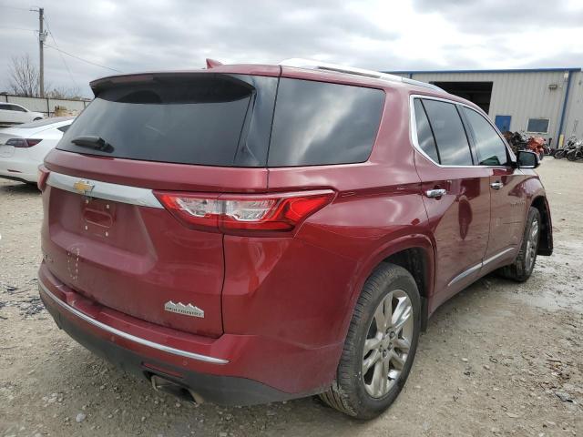 1GNEVJKWXKJ179022 - 2019 CHEVROLET TRAVERSE HIGH COUNTRY RED photo 3