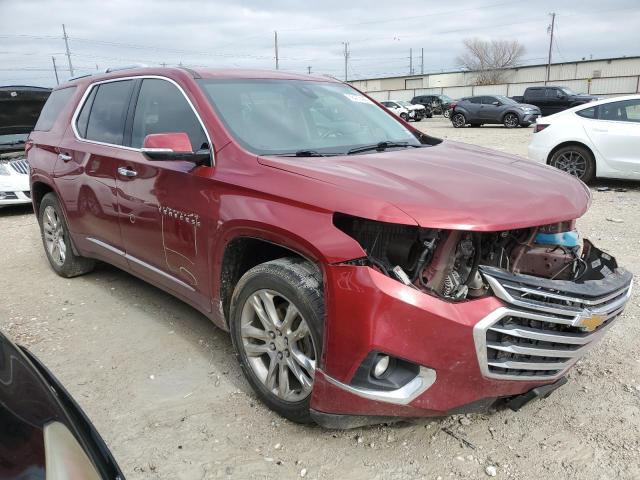 1GNEVJKWXKJ179022 - 2019 CHEVROLET TRAVERSE HIGH COUNTRY RED photo 4