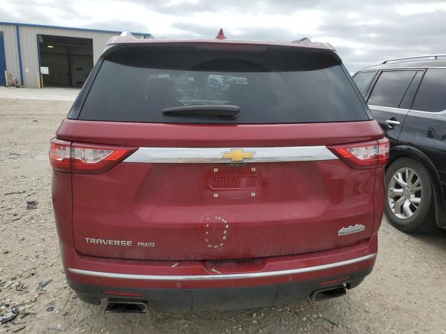 1GNEVJKWXKJ179022 - 2019 CHEVROLET TRAVERSE HIGH COUNTRY RED photo 6