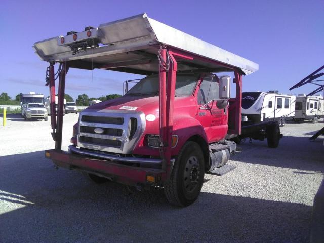 3FRXF75G09V137619 - 2009 FORD F750 SUPER DUTY RED photo 2