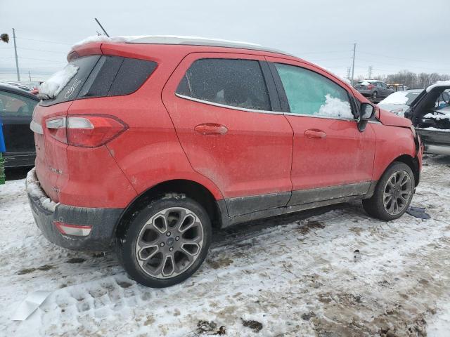 MAJ6S3KL7KC289639 - 2019 FORD ECOSPORT TITANIUM RED photo 3