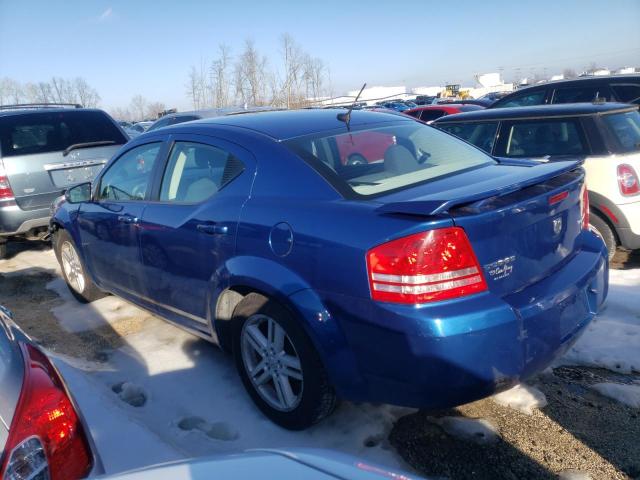 1B3CC5FB9AN118970 - 2010 DODGE AVENGER R/T BLUE photo 2