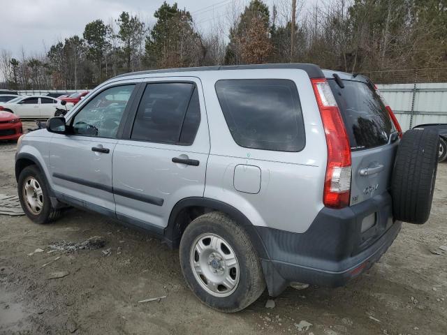 SHSRD78545U326230 - 2005 HONDA CR-V LX SILVER photo 2