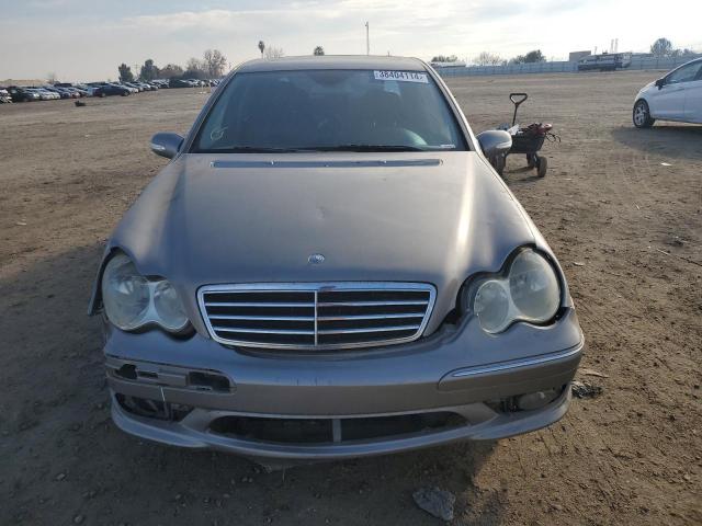 WDBRF52H77F851174 - 2007 MERCEDES-BENZ C 230 SILVER photo 5