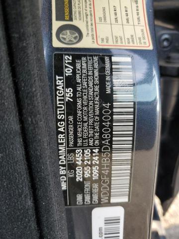 WDDGF4HB5DA804004 - 2013 MERCEDES-BENZ C 250 GRAY photo 12