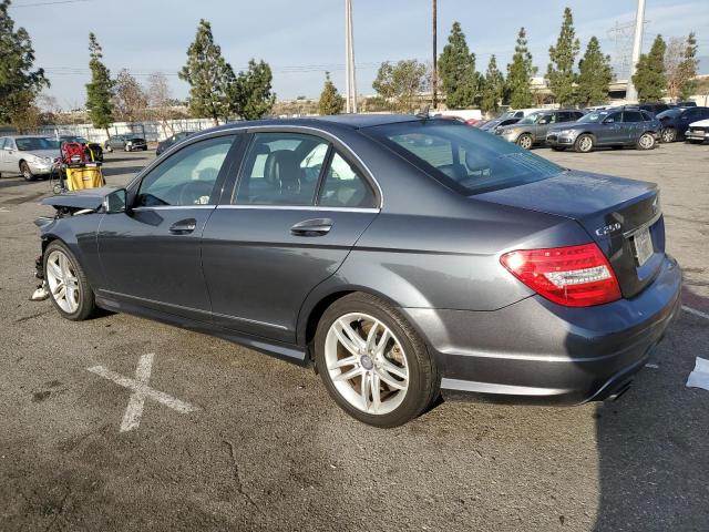 WDDGF4HB5DA804004 - 2013 MERCEDES-BENZ C 250 GRAY photo 2